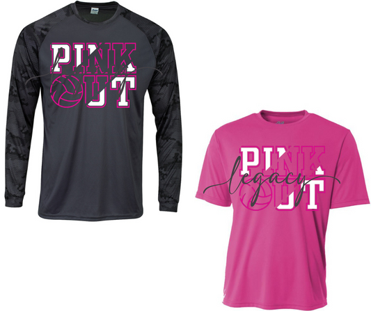 PINK OUT Volleyball Performance Dri Fit Top Options