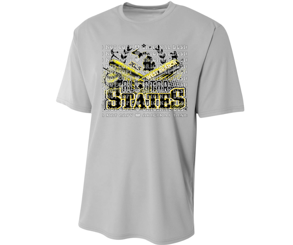 2025 WB All Star States Softball 8-10 Girls Sponsor Shirts