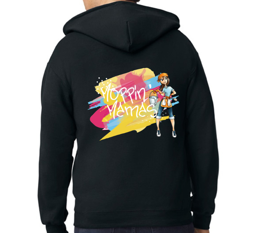Moppin Mama's Colorful Full Zip Hoodies