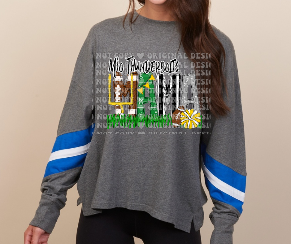 Thunderbolts Mama with optional sleeve detail Long Sleeve Color Block Top Mio Thunderbolts 2025