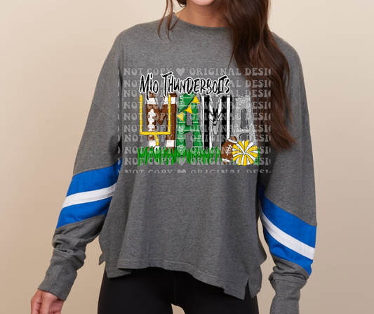 Thunderbolts Mama with optional sleeve detail Long Sleeve Color Block Top Mio Thunderbolts 2025