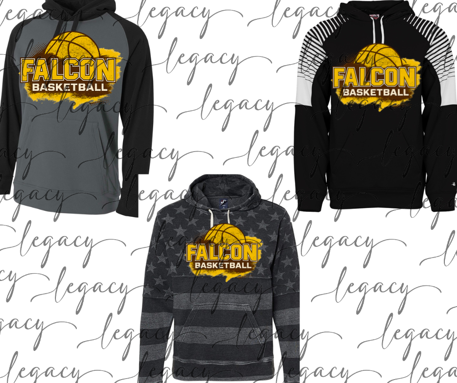 Falcons Basketball Splash Specialty Hoodie Options Falcon Basketball 2025
