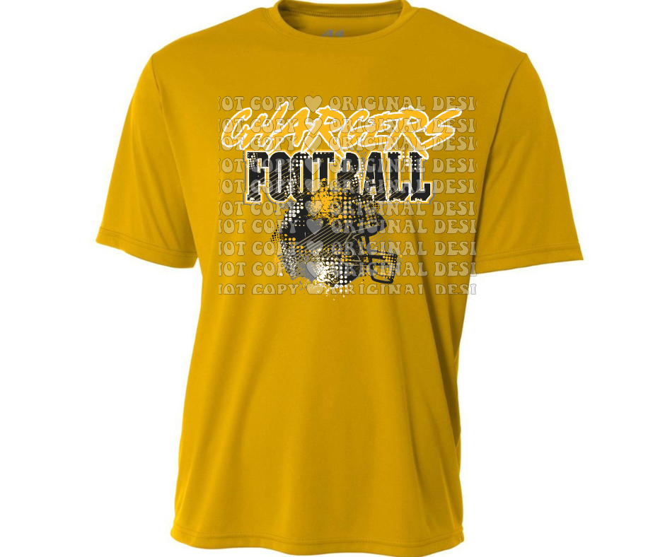 Chargers Grunge Football Dri Fit Top Options Mio Chargers 2025