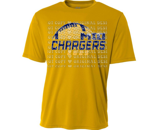 Chargers Football detail Dri Fit Top Options Mio Chargers 2025