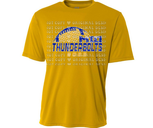 Thunderbolts Football detail Dri Fit Top Options Mio Thunderbolts 2025