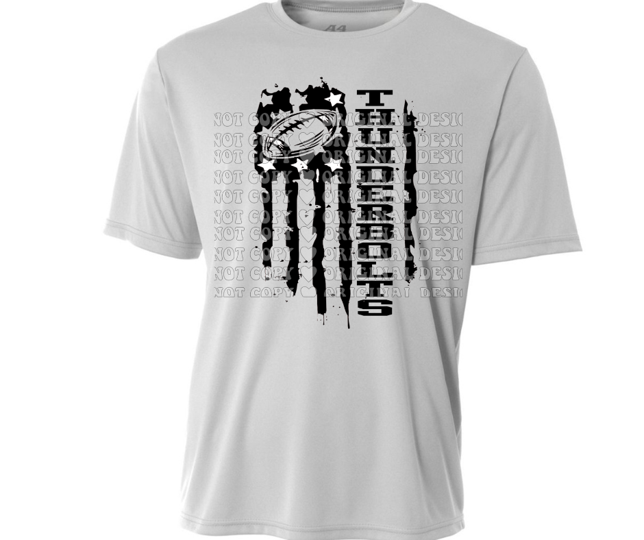 Thunderbolts Football flag Dri Fit Top Options Mio Thunderbolts 2025
