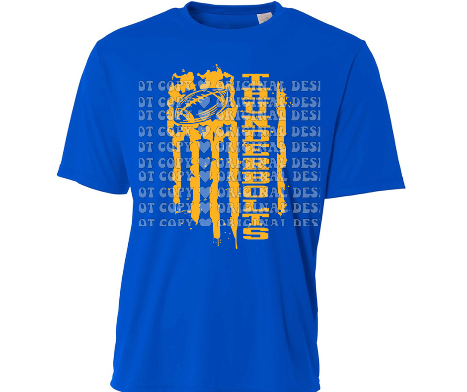 Thunderbolts Football flag Dri Fit Top Options Mio Thunderbolts 2025