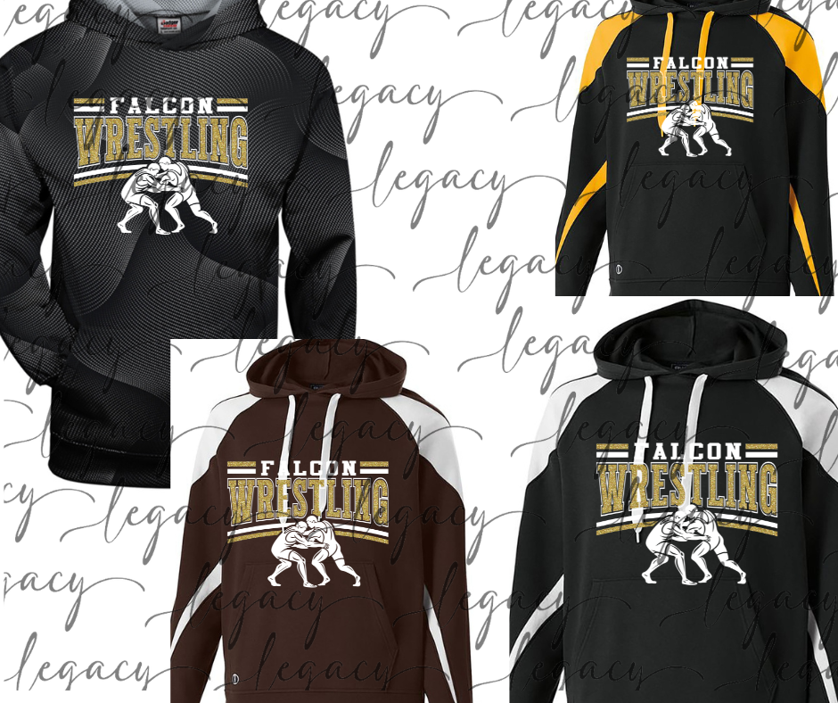 Falcon Wrestling Specialty Hoodie Options Falcon Wrestling 2025