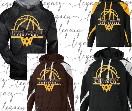 Falcons Basketball Net Specialty Hoodie Options Falcon Basketball 2025