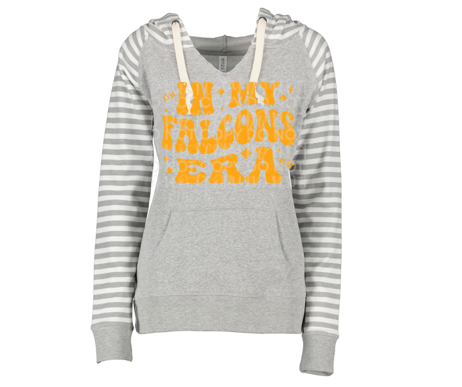 In my Falcons Era Striped Sleeves Hoodie Top Options Ogemaw Falcons 2025