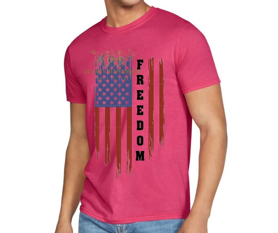 Freedom Flag 4th Red White & Blue American Pride America Freedom 2025