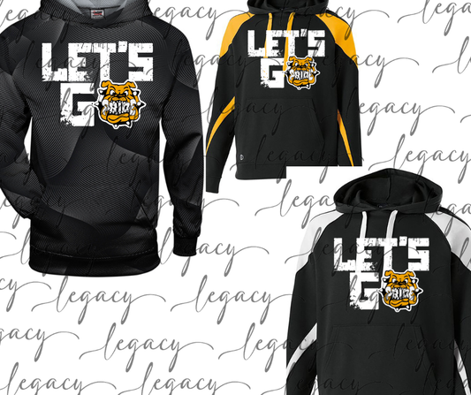 Let's Go Bulldog Pride Specialty Name Brand Hoodie Options Bulldogs 2025