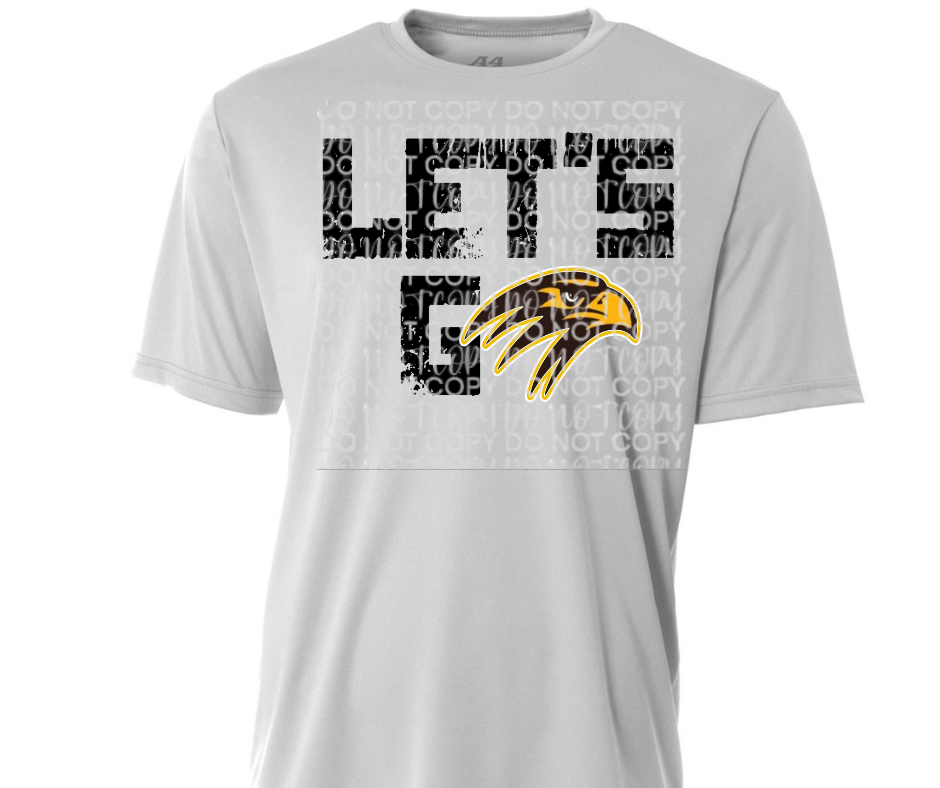 Ogemaw Falcons 2025 Lets Go Falcon Logo Dri Fit Top Options