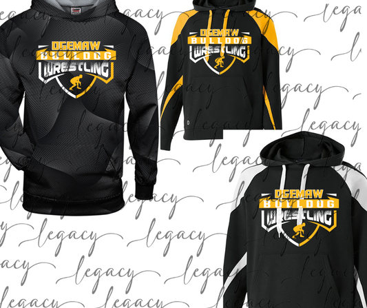 Ogemaw Bulldog Wrestling Wrestler Specialty Name Brand Hoodie Options Bulldogs 2025