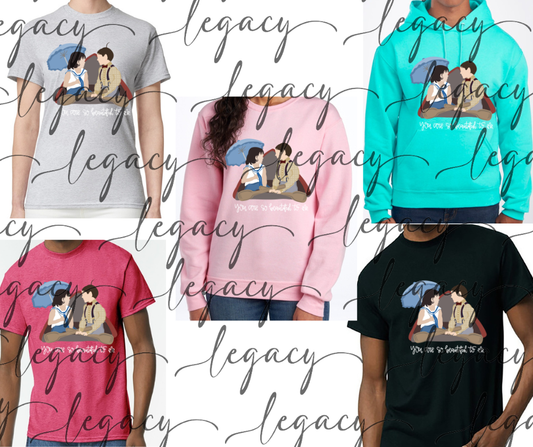 Little Rascals Vday Valentines 2026 Cotton/Poly Blend Multi Color Top Options