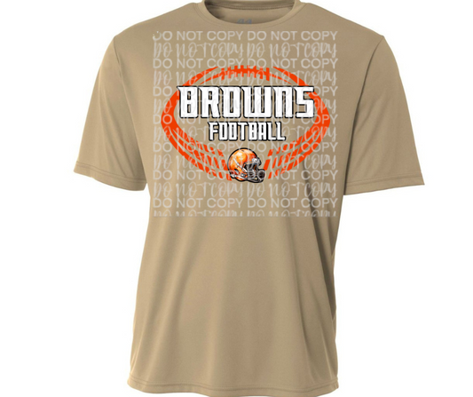 Ogemaw Browns 2025 Split Football Browns Dri Fit Top Options