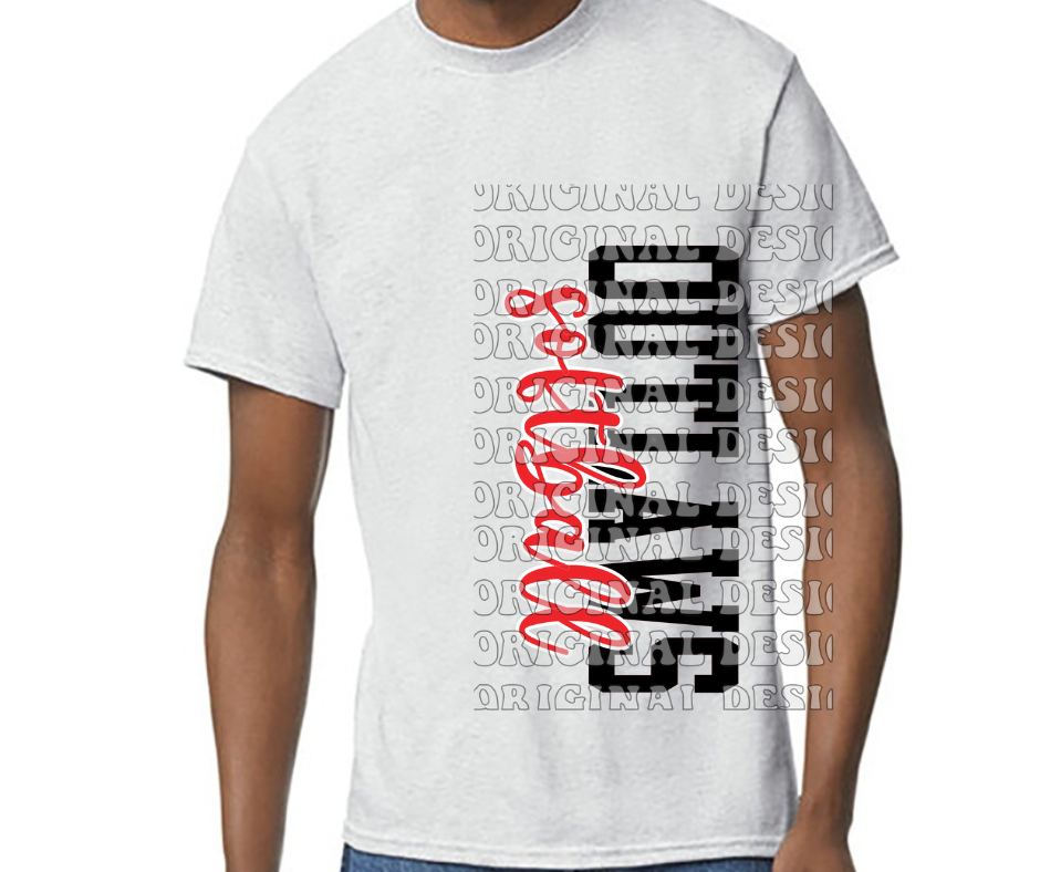 Ogemaw Outlaws 2025 Softball Sideways Cursive Red Black Gray Top Options