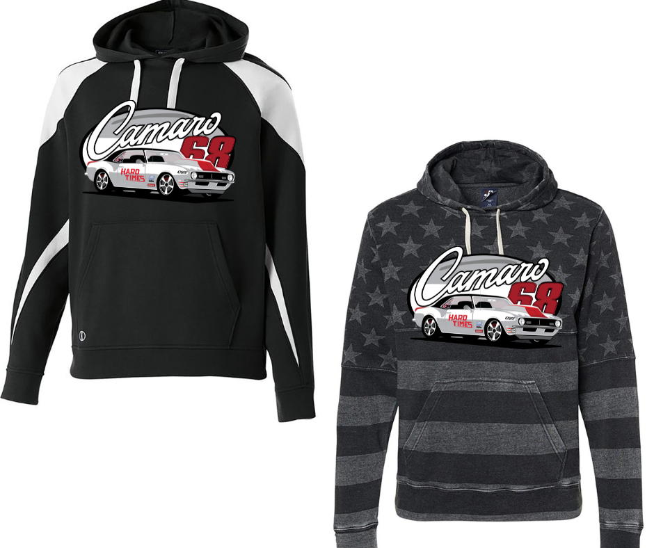 Specialty Hoodie Hard Times Camaro In memory of Lonnie