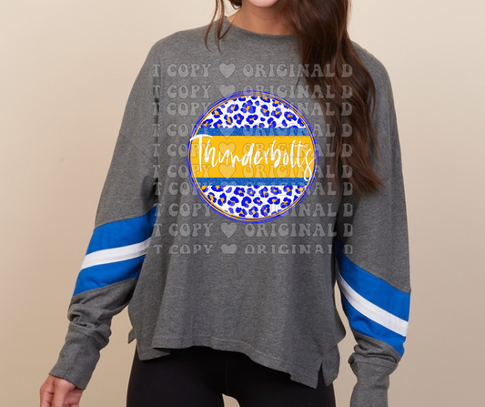 Thunderbolts Circle Leo Long Sleeve Color Block Top Mio Thunderbolts 2025