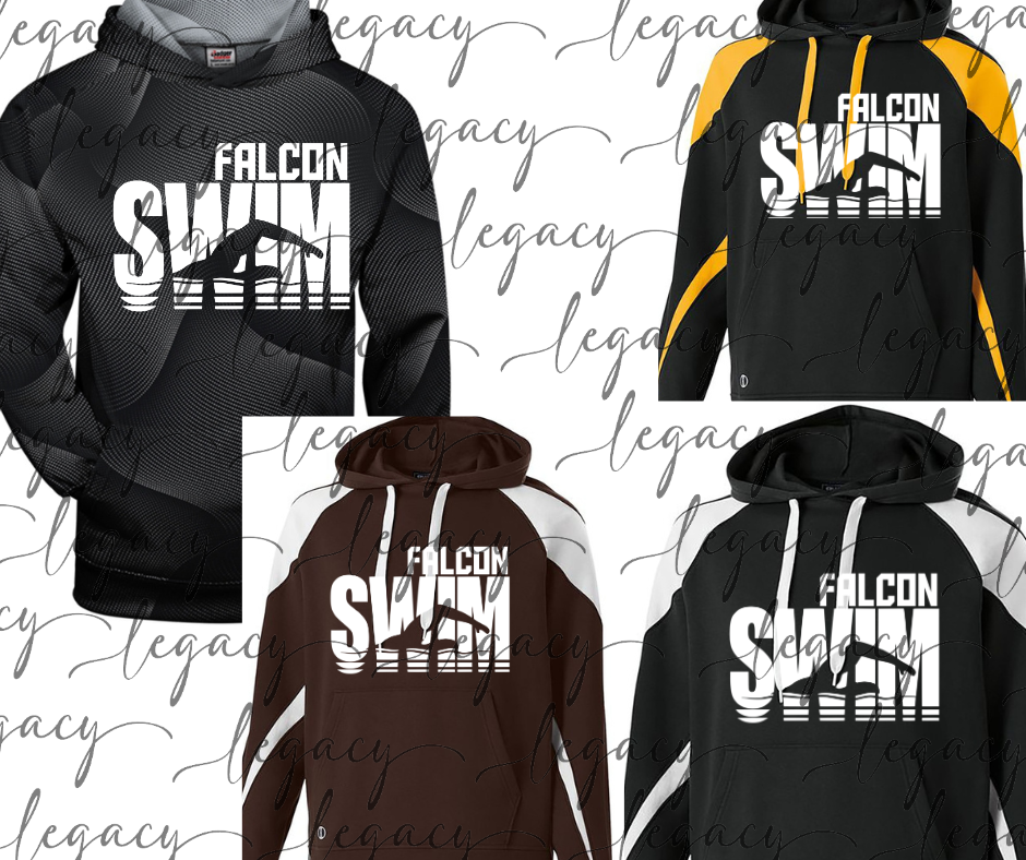 Falcon Swim 2025 Specialty Hoodie Options