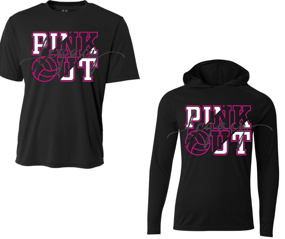 PINK OUT Volleyball Performance Dri Fit Top Options
