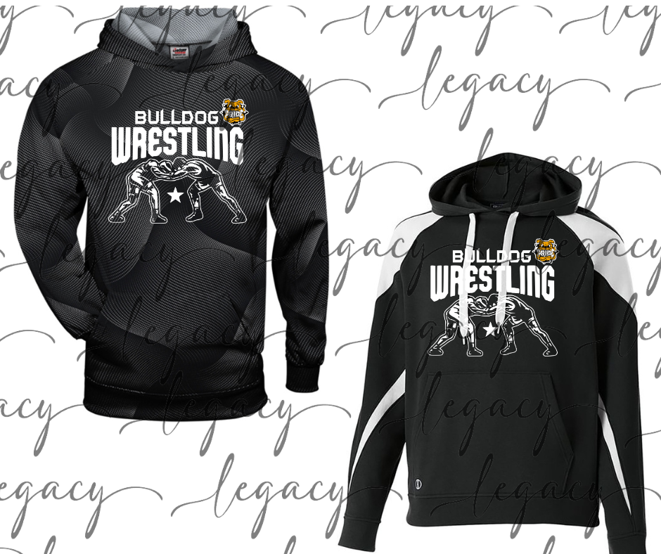 Bulldog Wrestling Wrestlers Specialty Name Brand Hoodie Options Bulldogs 2025