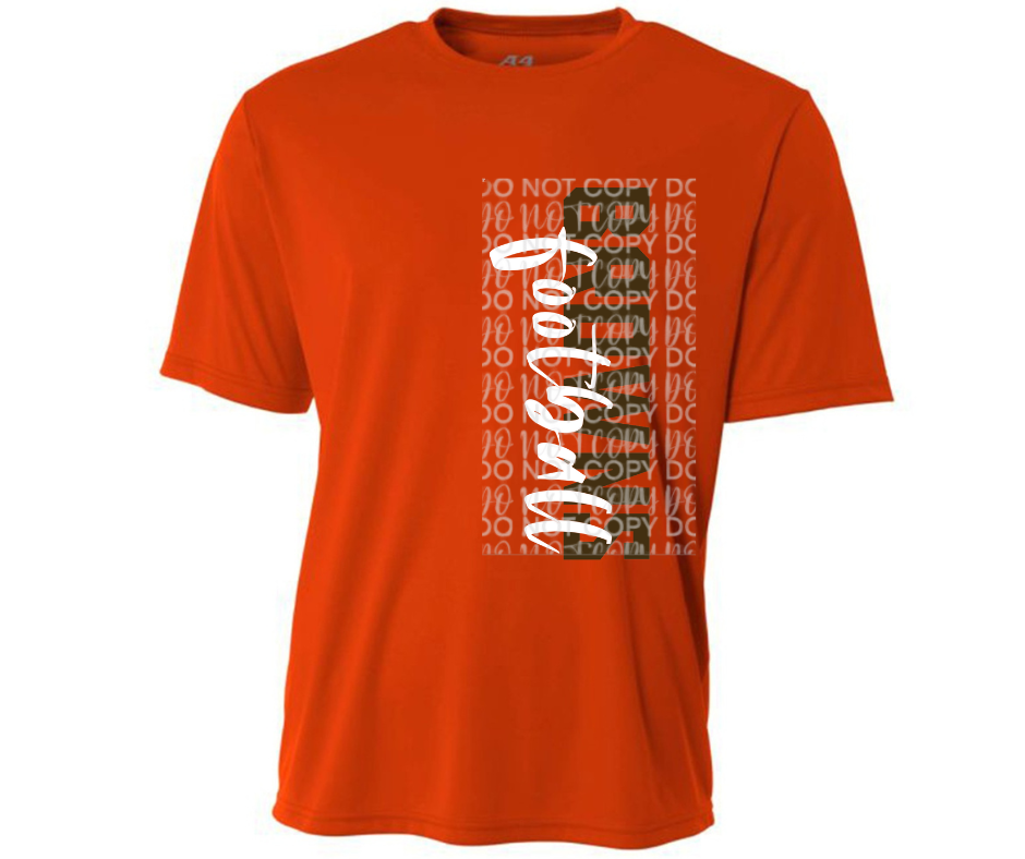 Ogemaw Browns 2025 Fall Football & Cheer Sideways Browns Football Dri Fit Top Options
