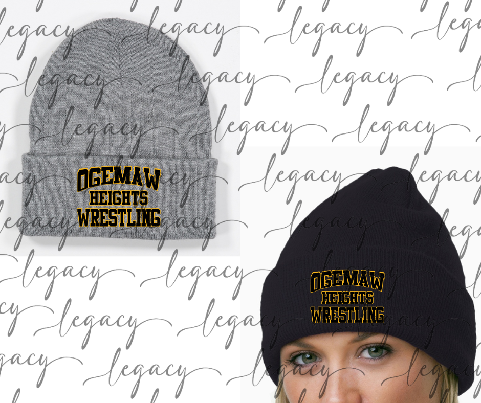 Ogemaw Falcons Beanie Collection Falcon Wrestling 2025