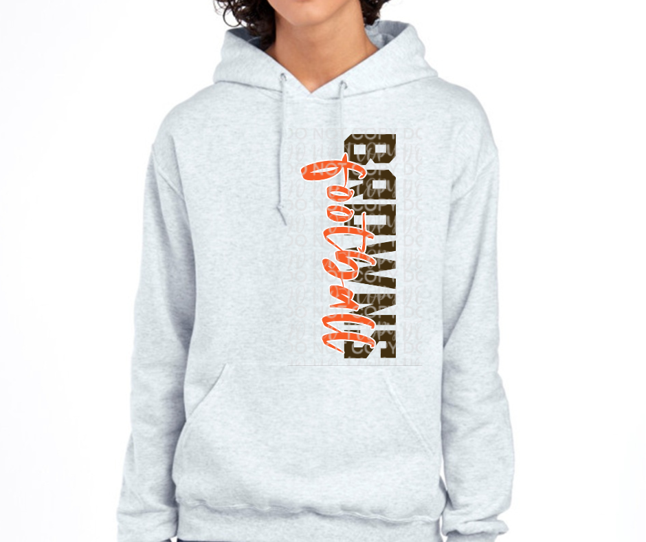 Ogemaw Browns 2025 Fall Football & Cheer Sideways Browns Football Top Options