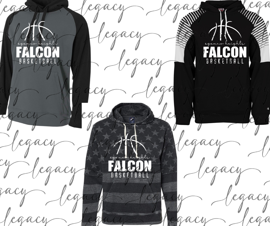 Ogemaw Heights Falcons Basketball Specialty Hoodie Options Falcon Basketball 2025