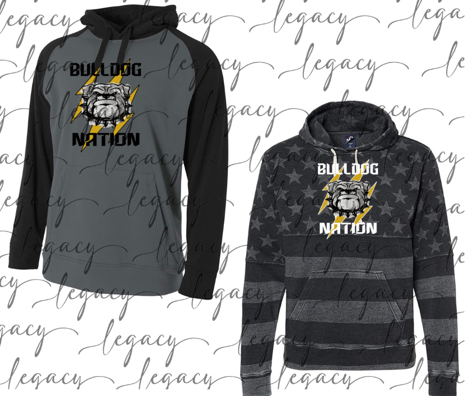 Bulldog Nation Specialty Name Brand Hoodie Options Bulldogs 2025
