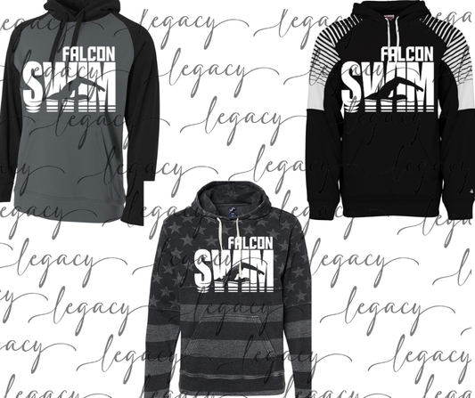Falcon Swim 2025 Specialty Hoodie Options
