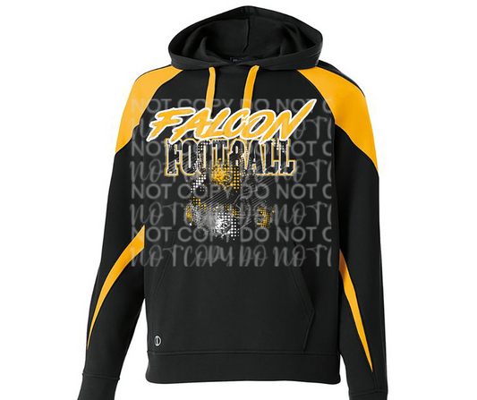 Falcons Grunge Helmet Specialty Name Brand Hoodie Options Falcon Football