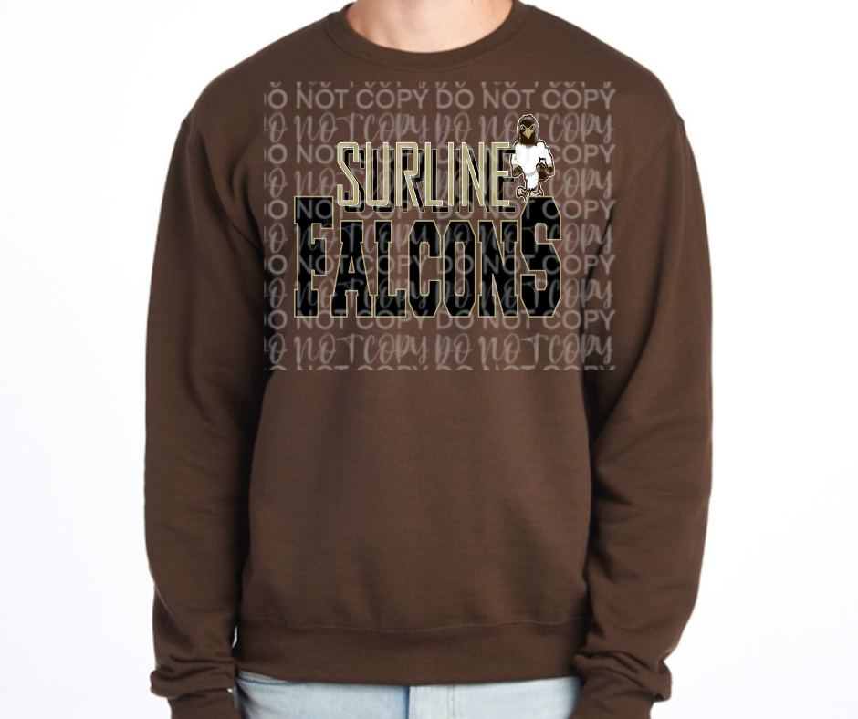 Ogemaw Falcons 2025 Surline Falcons Cotton/Poly Blend Top Options