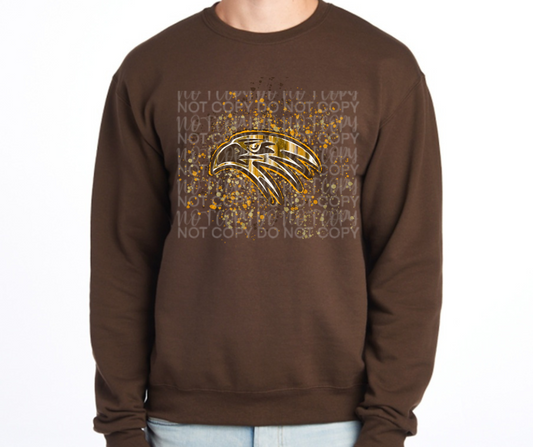 Ogemaw Falcons 2025 Paint Splatter Falcon Cotton/Poly Blend Top Options