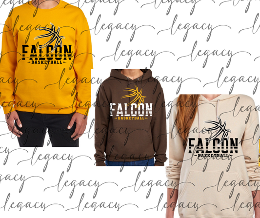 Falcon Basketball Cotton/Poly Blend Multi Color Top Options Falcon 2025