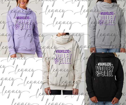 Wranglers 2025 Wranglers Jumbo Volleyball Cowl Neck Top Options