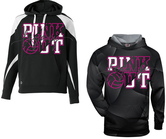 PINK OUT Volleyball Specialty Hoodies