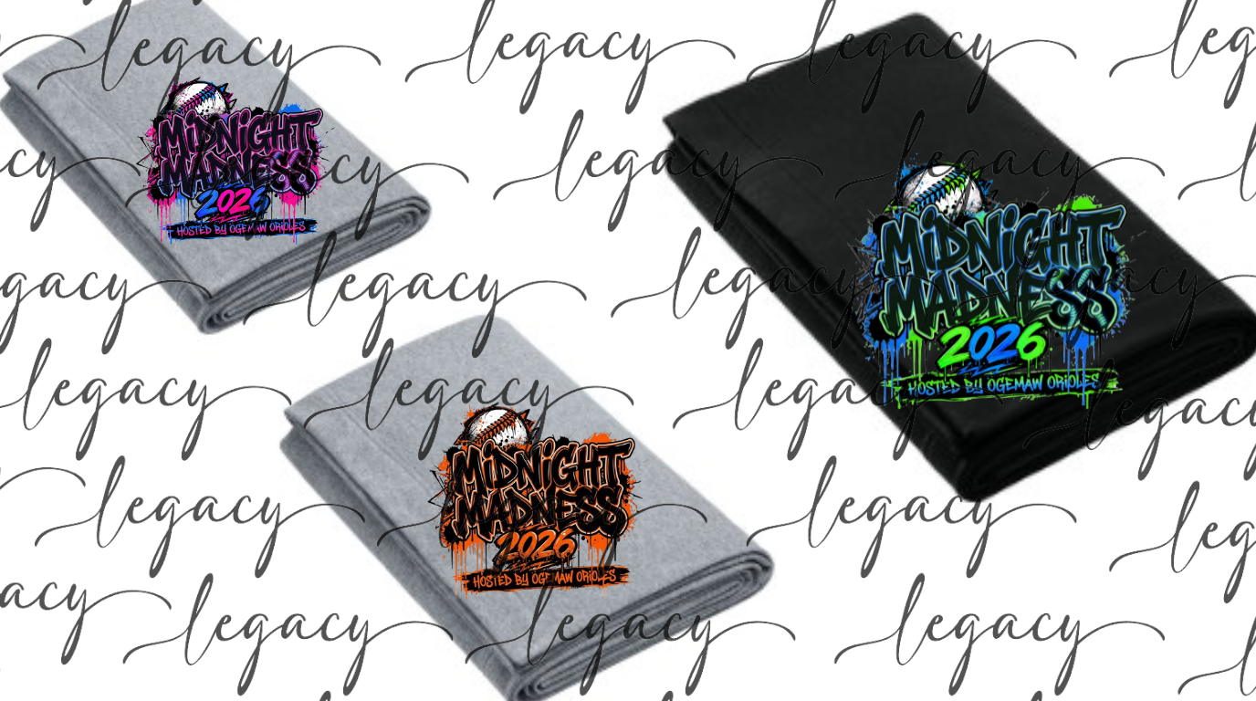Midnight Madness Stadium Blanket MM 2026