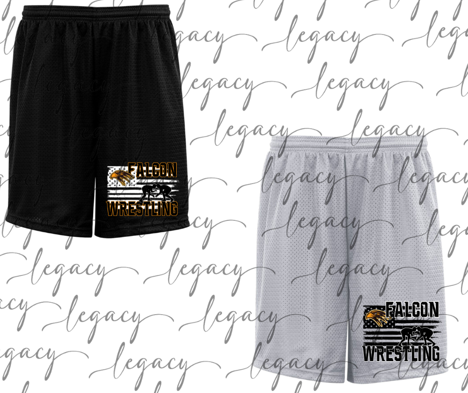 Ogemaw Falcon Wrestling Multi Designs Shorts Falcon Wrestling 2025