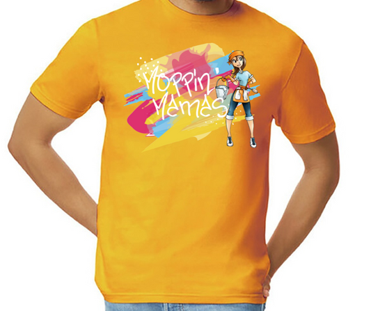Moppin' Mamas Colorful Tee Option