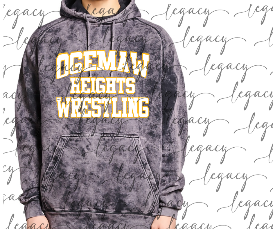 Ogemaw Heights Wrestling Cloud Hoodie Falcon Wrestling 2025