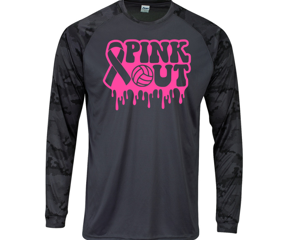 PINK OUT Volleyball Drip Performance Dri Fit Top Options