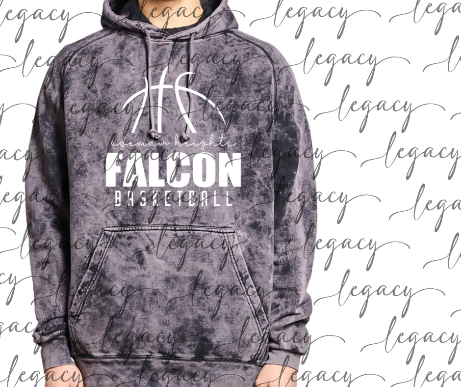 Ogemaw Heights Falcon Basketball Cloud Hoodie Falcon Basketball 2025