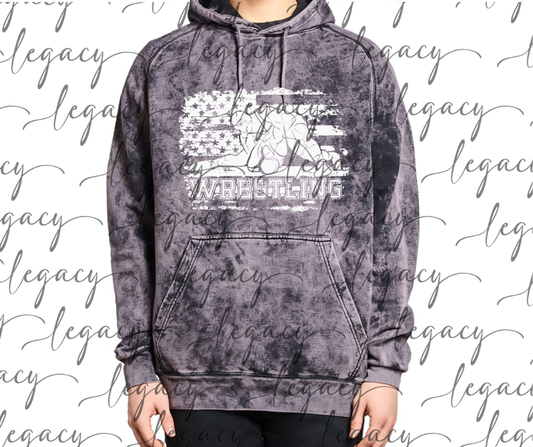 Flag Wrestlers Wrestling 2025 Cloud Hoodie