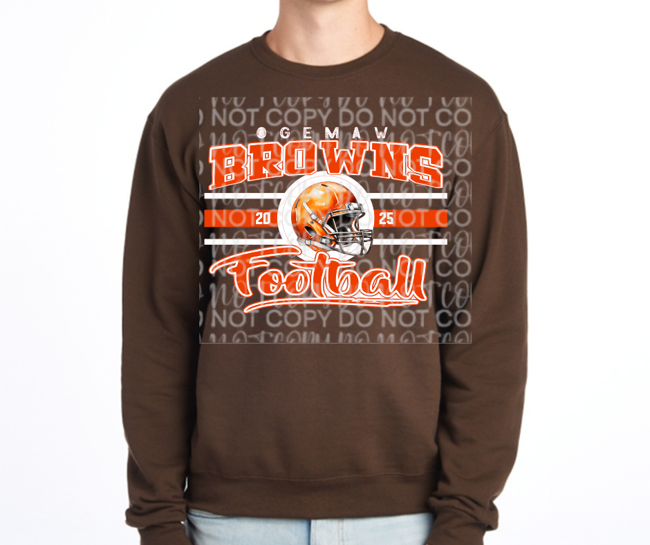 Ogemaw Browns 2025 Vintage Cotton/Poly Blend Top Options