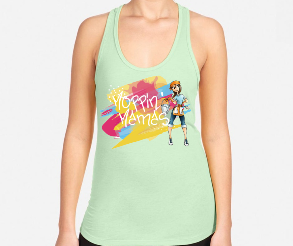 Moppin' Mamas Colorful Tank Option