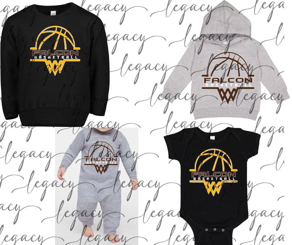 Falcons Basketball Net Toddler & Infant apparel Options Falcon Basketball 2025