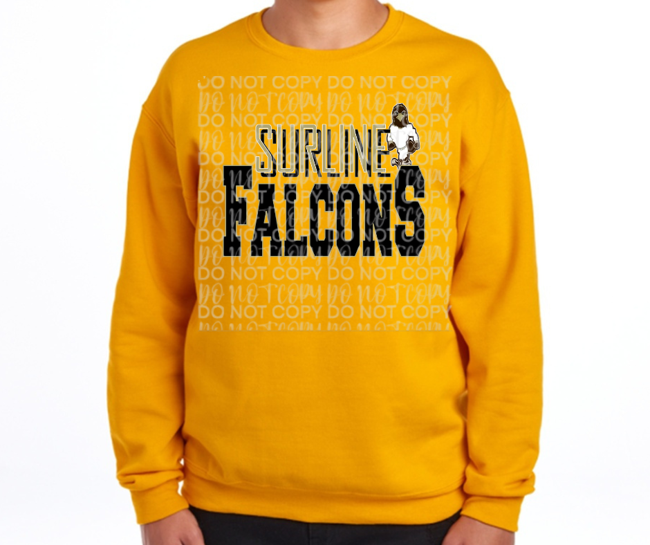 Ogemaw Falcons 2025 Surline Falcons Cotton/Poly Blend Top Options