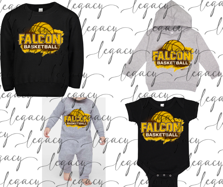 Falcons Basketball Splash Toddler & Infant apparel Options Falcon Basketball 2025